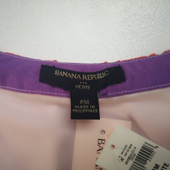 NWT Banana Republic Ladies Size Medium Petite Lined Sleeveless Tank top - Picture 3 of 9